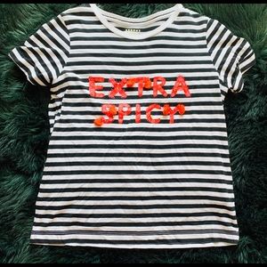 EXTRA SPICY KATE SPADE T-SHIRT ❤️ super cute